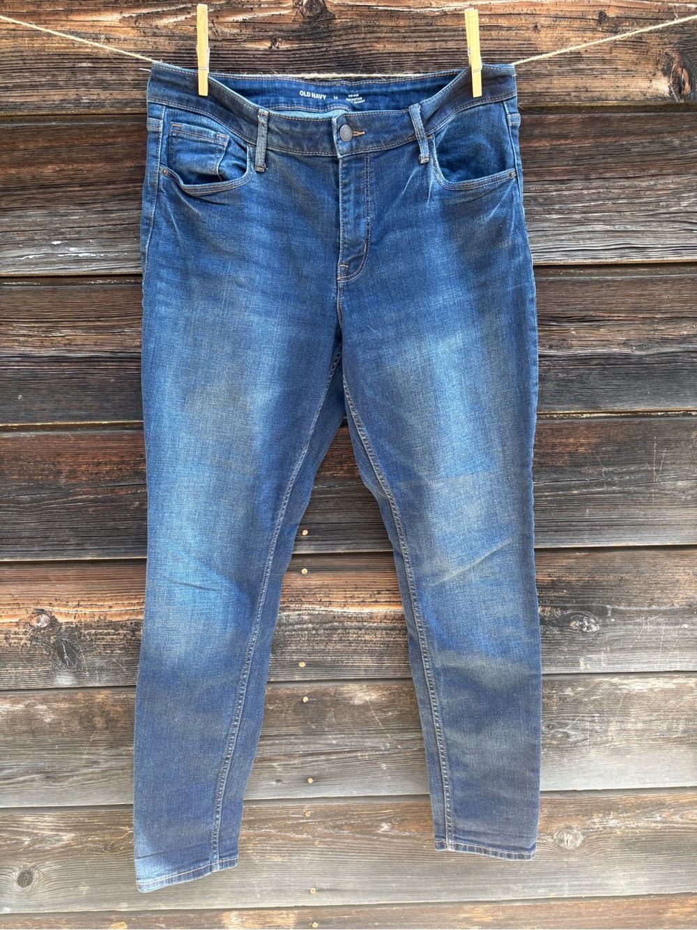 Old Navy Women's Dark Blue Skinny Jeans